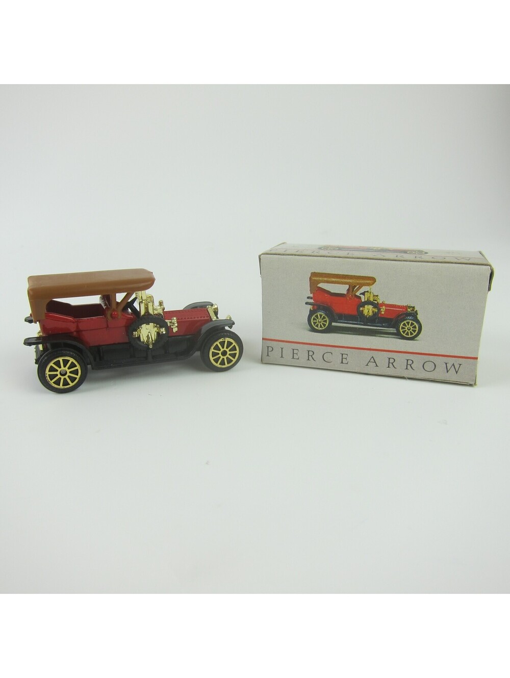 Mini Die-cast Antique Car Pierce Arrow #302 with Box Readers Digest Vintage 1984